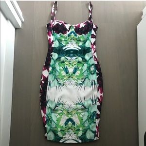 Flower pencil dress